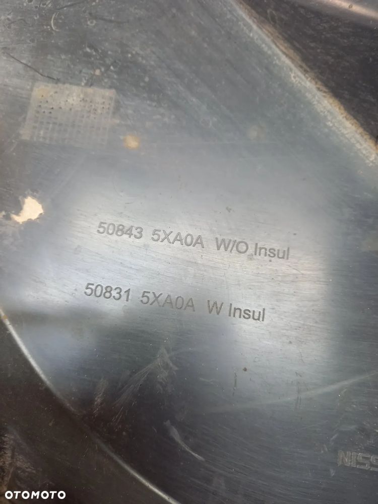 Nissan Navara D23 NP300 2.3 płyta pod silnik zderzak osłona maskownica dolna - 6