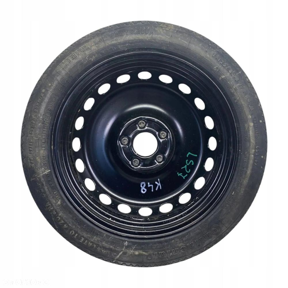 KOŁO DOJAZDOWE MERCEDES CLK W208 W209 C-KLASA W203 125/80R17 5X112 - 3