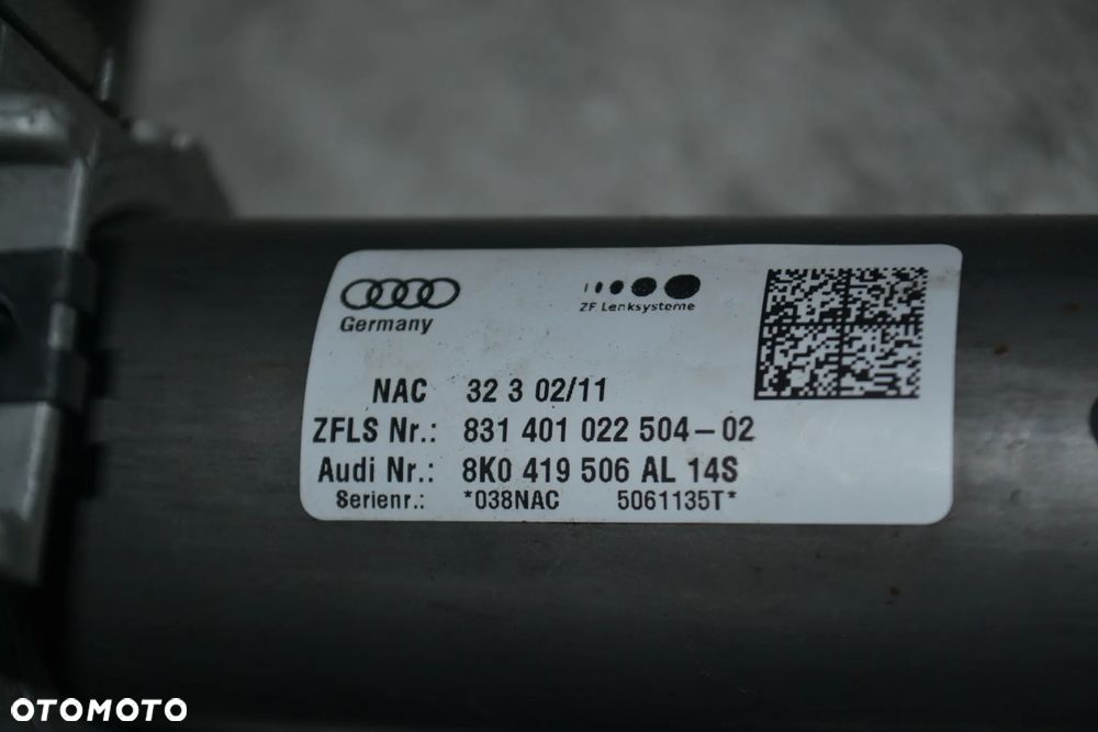 AUDI A4 B8 A5 KOLUMNA KIEROWNICZA 8K0419506AL BLOKADA 8K0905852D - 4