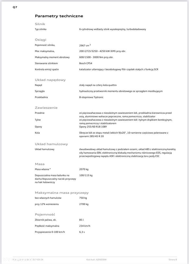 Audi Q7 3.0 TDI Quattro Tiptronic - 18