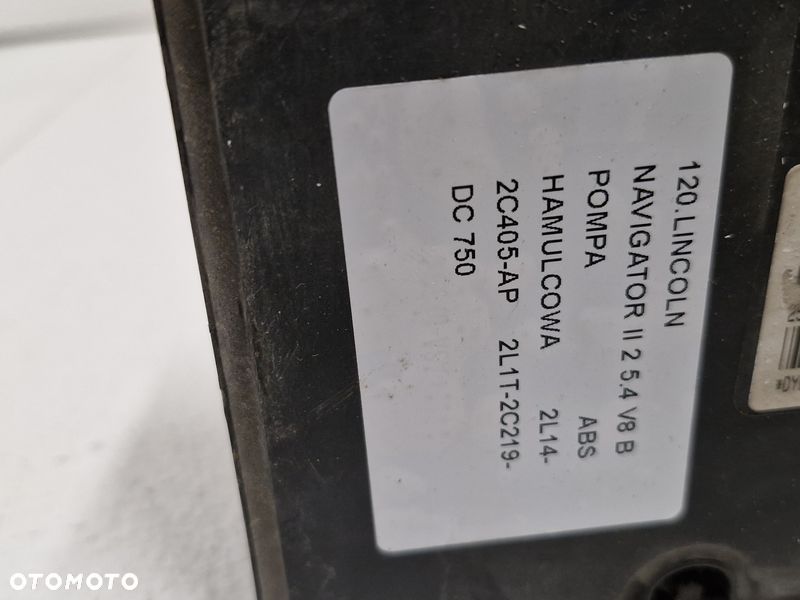 lincoln navigator ii 2 5.4 v8 b pompa abs hamulcowa 2l14-2c405-ap 2l1t-2c219-dc - 11