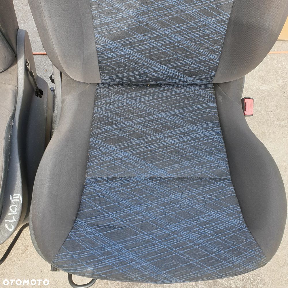 RENAULT CLIO III FOTEL LEWY PRAWY POSZYCIE GĄBKA - 2