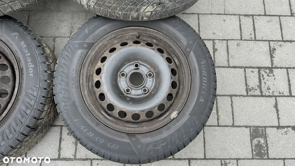 Koła r15 5x112 195/65 felgi stalowe stalówki seat skoda vw audi - 4