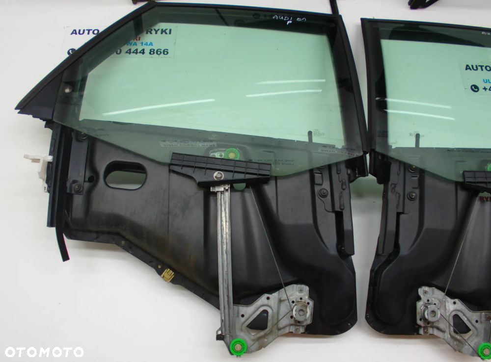 Audi 80 B3 Ramka drzwi szyba mechanizm podnoszenia szyby podnośnik - 5