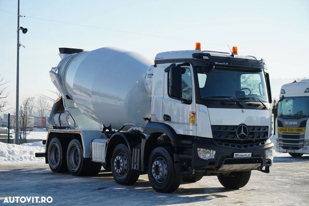 Mercedes-Benz AROCS 3540 / GRUSZKA 9M3 / 8x4 / BETONOMIESZARKA / AUTOMAT / 2022 ROK - 8