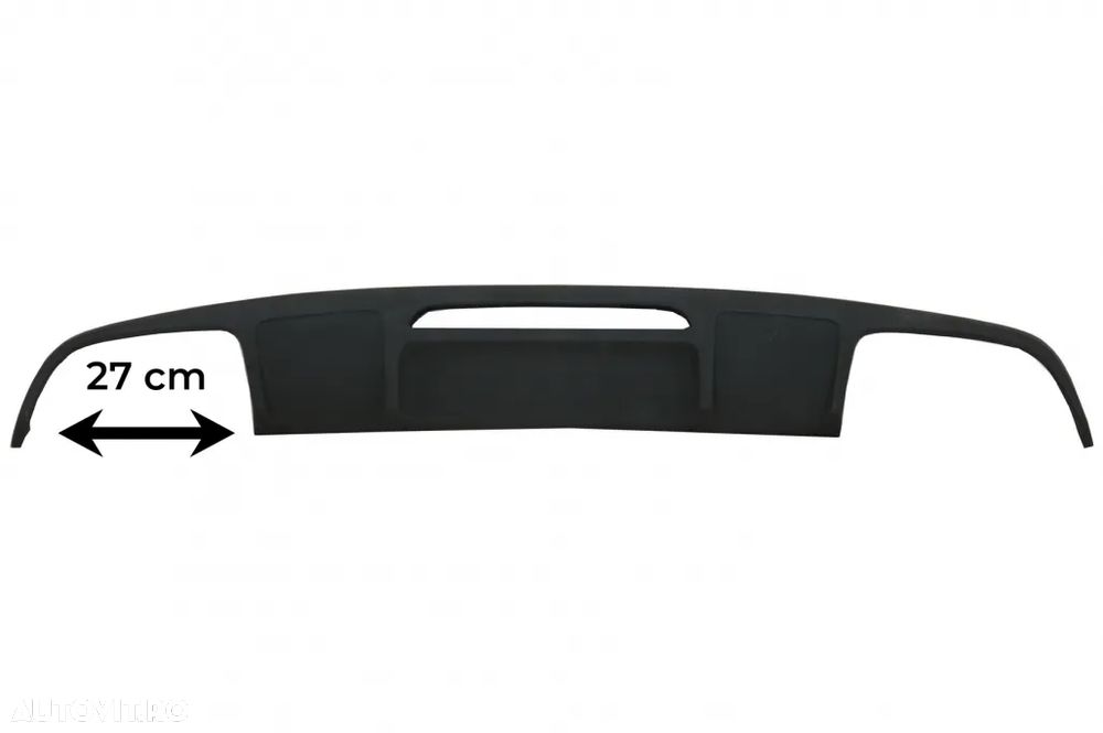 Difuzor cu Evacuare Dubla compatibil cu Mercedes CLS Sedan W218 (2012-2017) pentru bara Standard - 3
