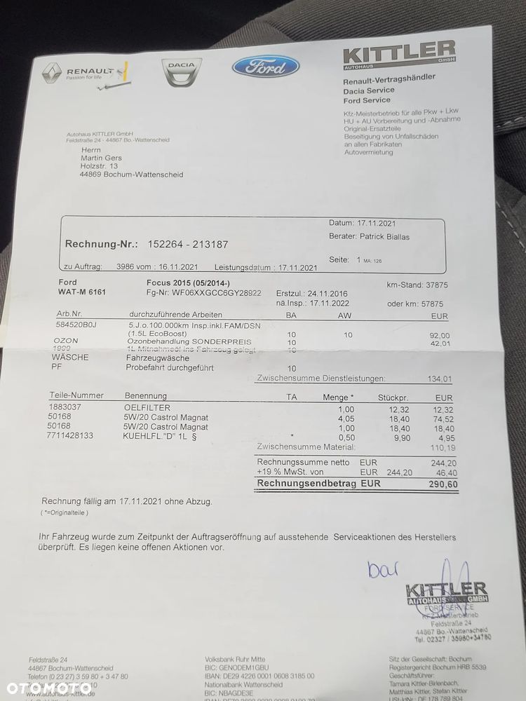 Ford Focus 1.5 EcoBoost STart-Stopp-System ST-LINE - 33