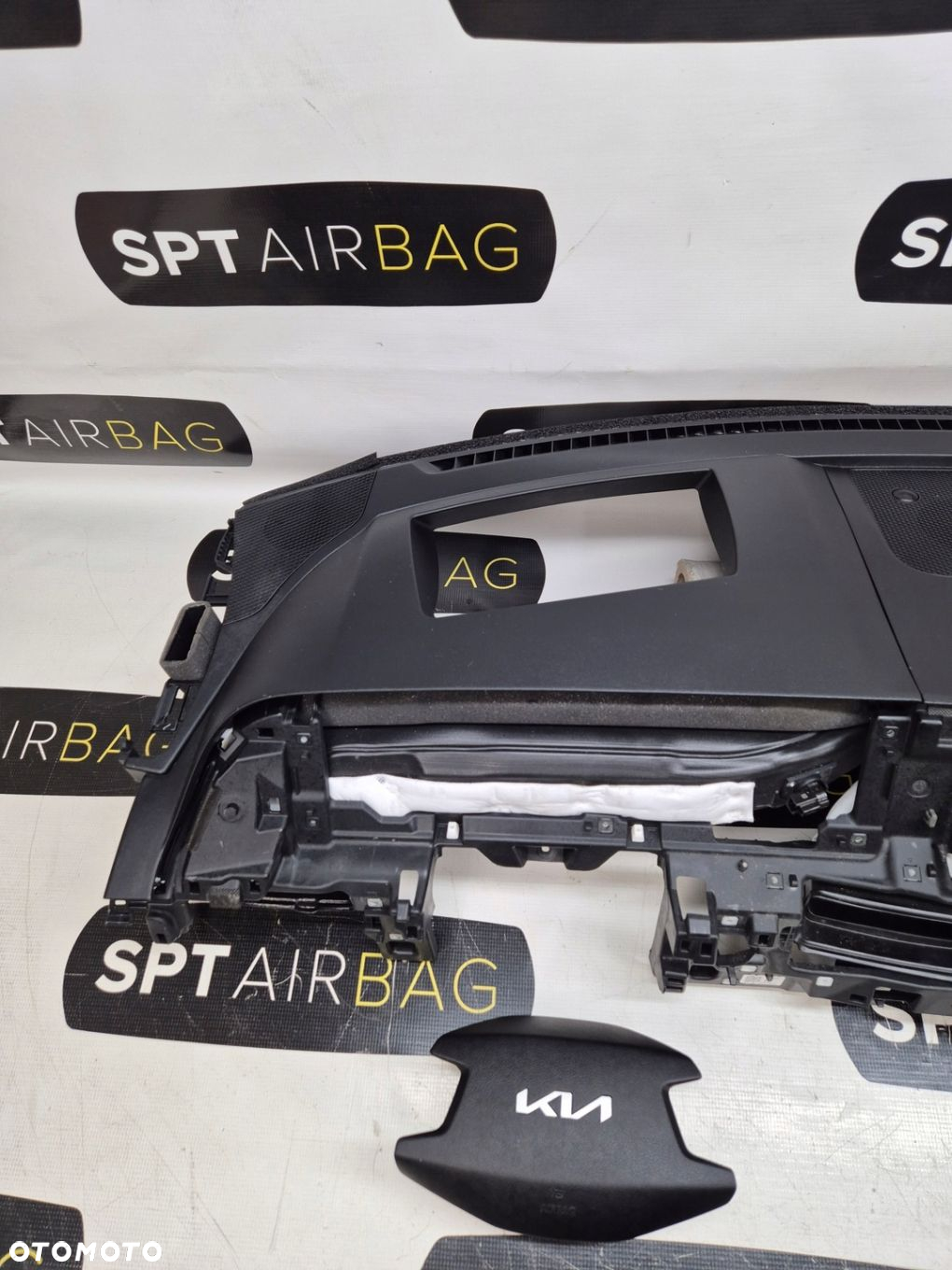 KIA EV6 DESKA ROZDZIELCZA KONSOLA KOKPIT PULPIT PODUSZKI AIRBAG AIR BAG PASY KIT SET - 2