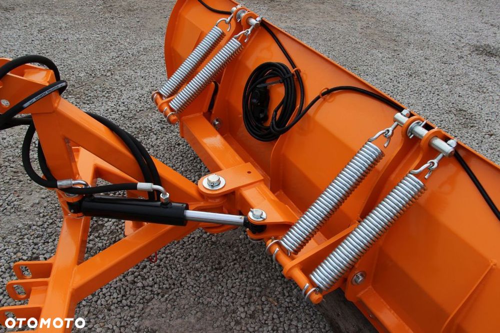 Pług pługi do śniegu mocowany składany prosty light Metal-Technik - 6