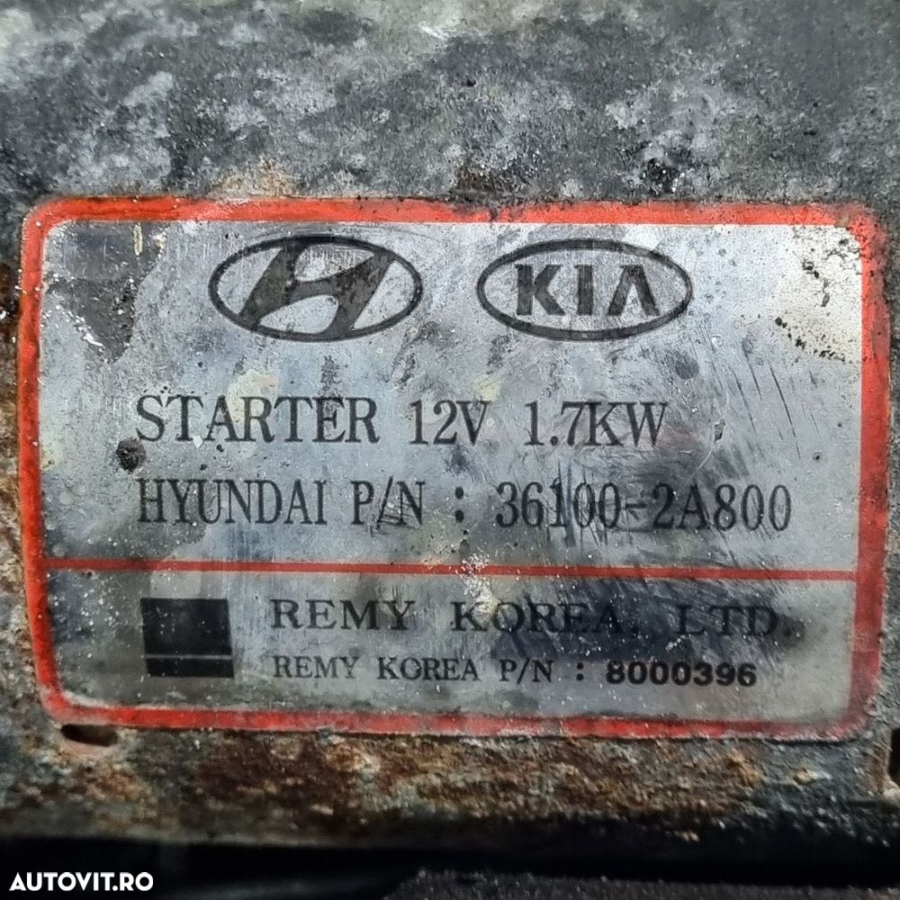 Electromotor Hyundai IX35 1.7 2010 - 2016 85kW 116CP 1685CC Manuala D4FD (1385) Diesel ... - 4