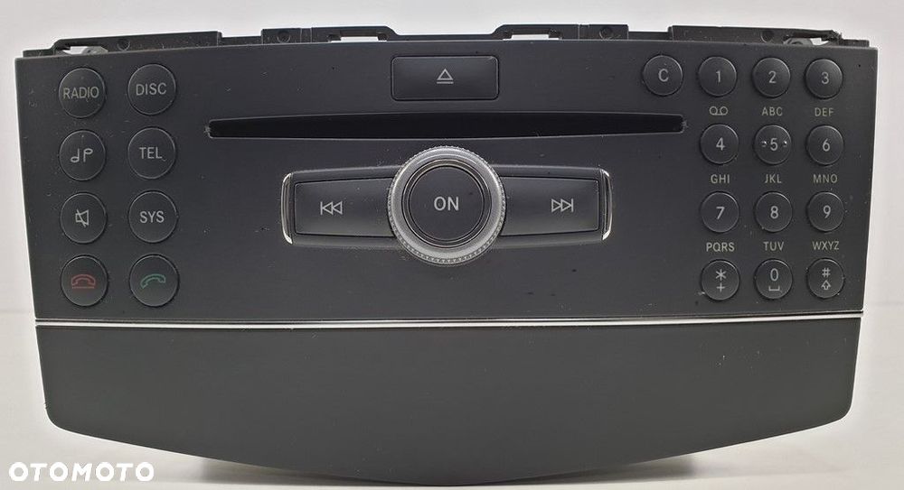 RADIO CD MERCEDES W204 A2048704490 - 1