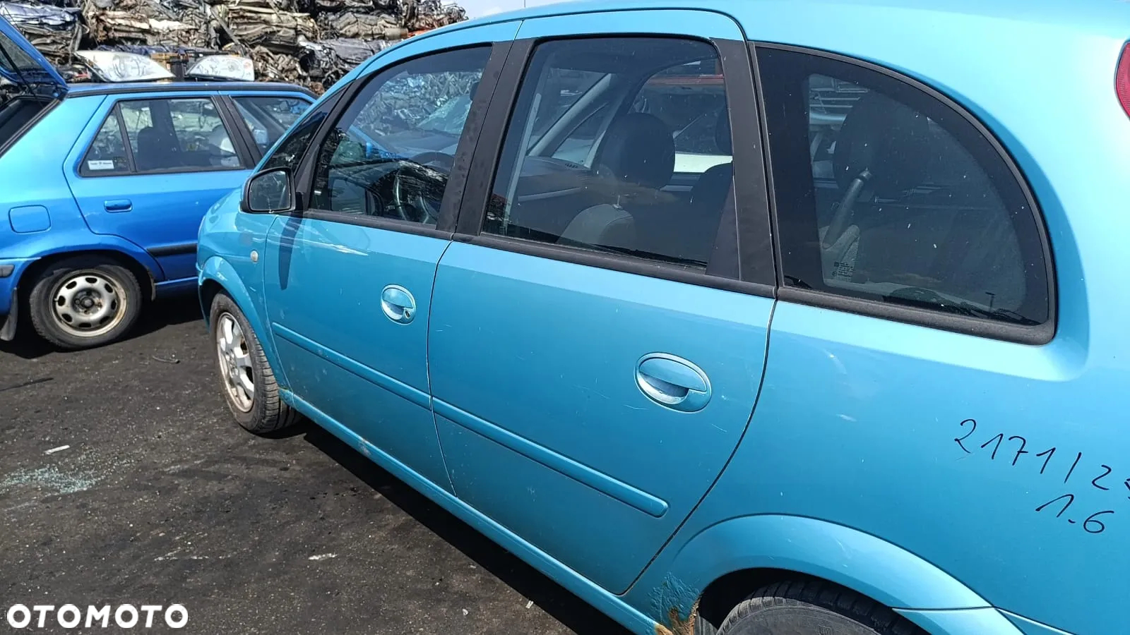 35361 opel meriva a 1.6 16v z16xe na części lakier Z397 - 11