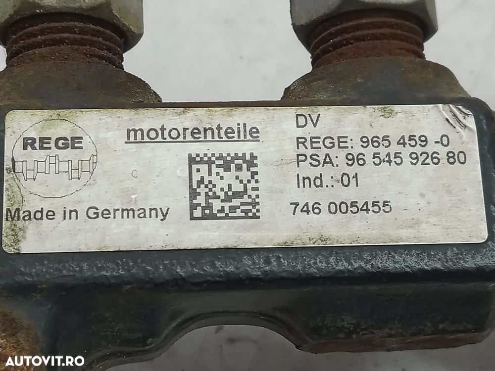 Rampa injectoare 1.4 1.6 hdi 9hz 8HZ 9654592680 Citroen Jumpy 2 - 2