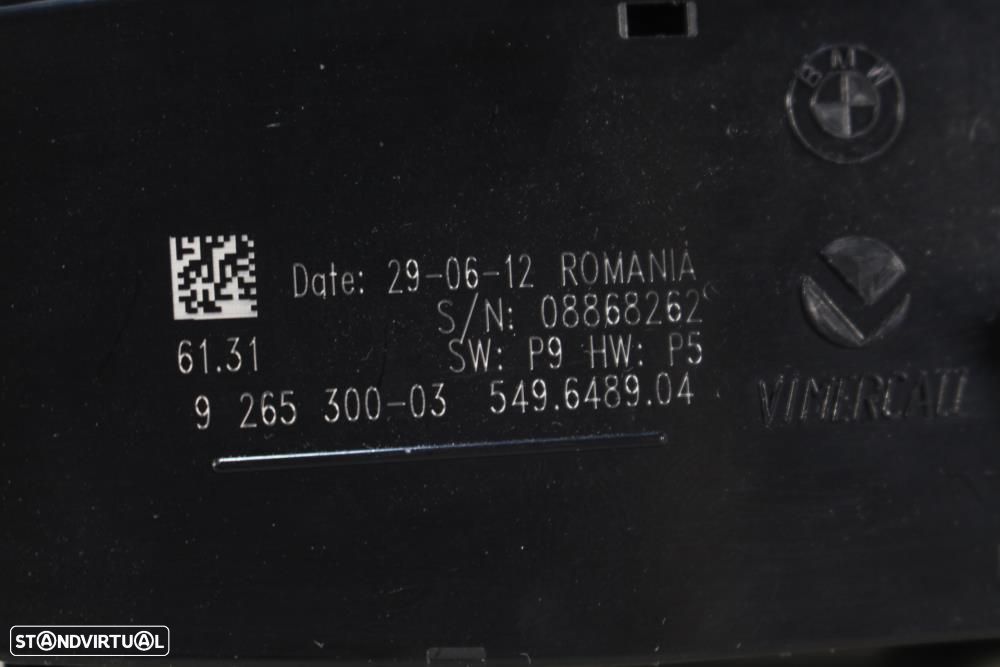 Comutador Das Luzes Bmw 1 (F20)  61319265300 / 9265300 - 7