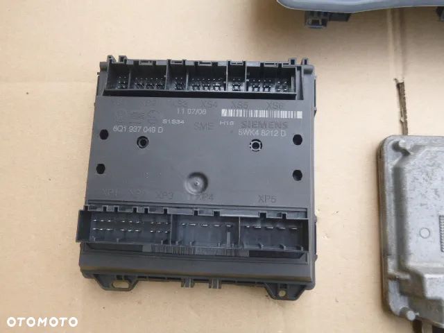 ZESTAW STARTOWY STACYJKA KOMPUTER IMMOBILIZER LICZNIK VOLKSWAGEN POLO 9N LIFT 1.2 05- - 21