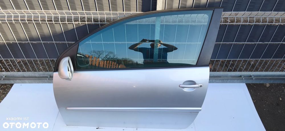 Drzwi kompletne Lewe Prawe VW GOLF 5 LA7W V części przód przednie 3D srebrne kierowcy poszycie - 6
