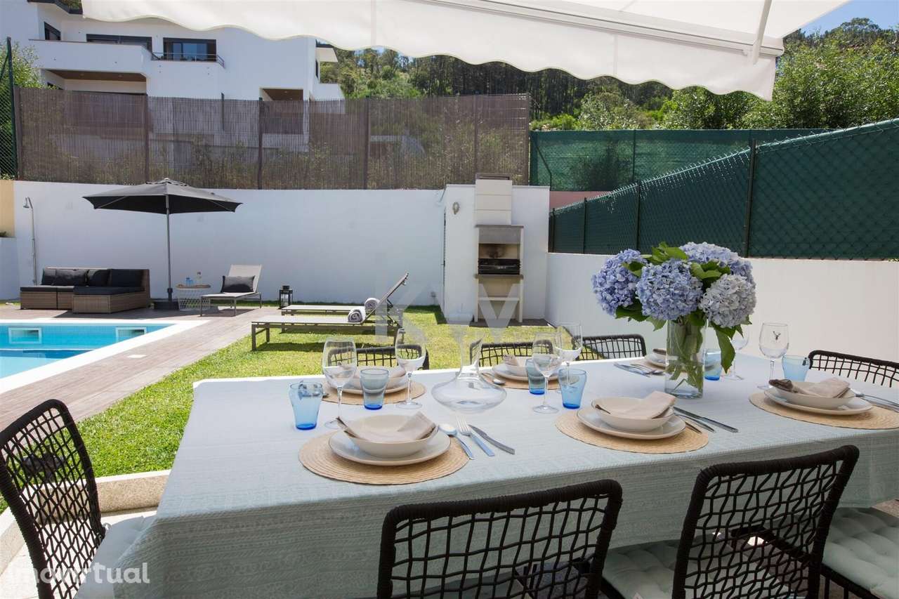 Moradia T4 em Moledo com piscina e vista mar - Grande imagem: 3/60