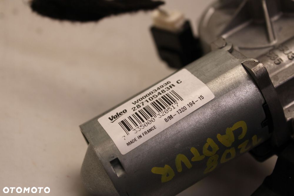 renault captur i 13r- silniczek mechanizm wycieraczki tył 287105483 - 4