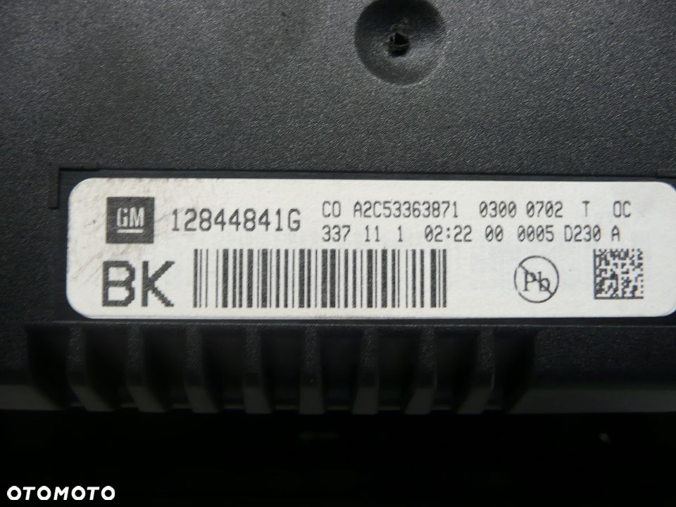 OPEL INSIGNIA 08-12 WYŚWIETLACZ WŁĄCZNIK AWARYJNYCH KRATKA NAWIEWU - 5
