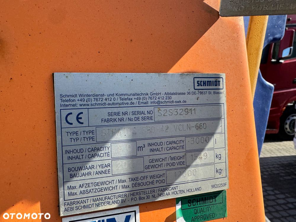 Scania Solarka Schmidt 8m3 Stan Bardzi dobry - 13
