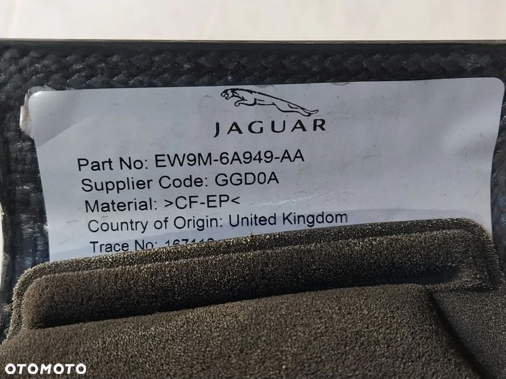 JAGUAR XJR X351 5.0 OSŁONA POKRYWA SILNIKA R CARBON ORYGINAŁ - 13