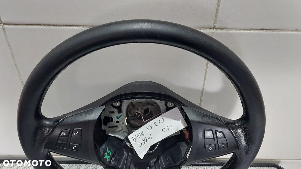 KIEROWNICA SKÓRZANA BMW X5 E70 MULTIFUNKCJA NR 6778742 - 3