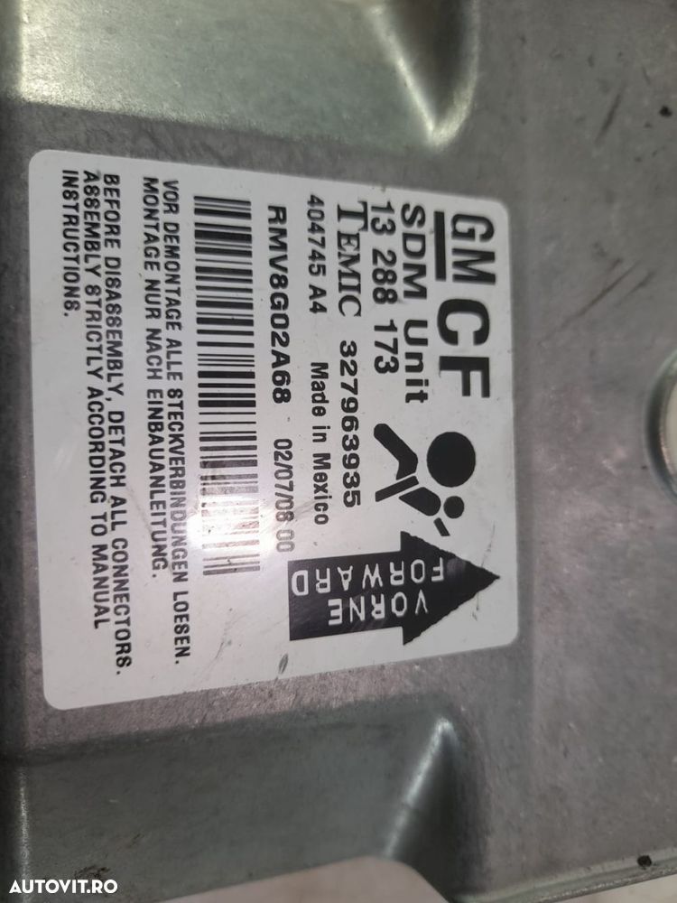 Modul airbag 327963935 Opel Zafira B [2005 - 2010] 1.7 cdti A17DTR - 3