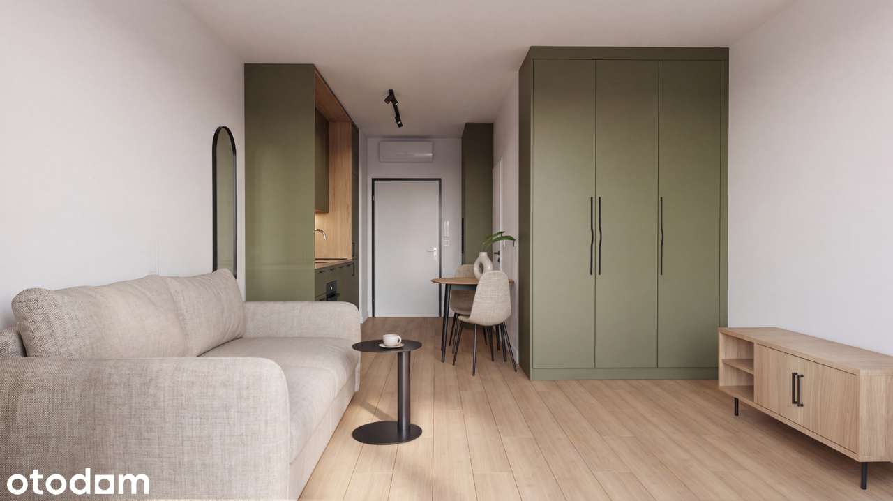 Studio 25,58 m² z klimatyzacją | Wynajmij jako pierwszy | Bez prowizji