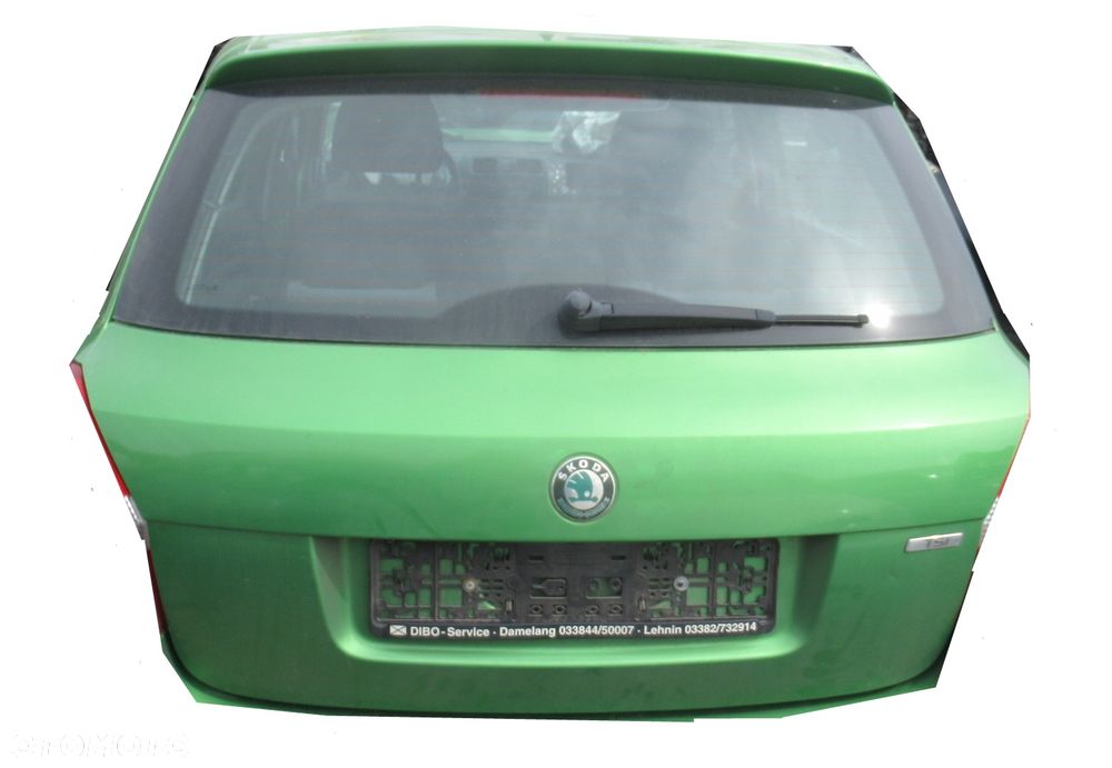 SKODA FABIA II HB KLAPA BAGAŻNIKA TYŁ TYLNA - 1