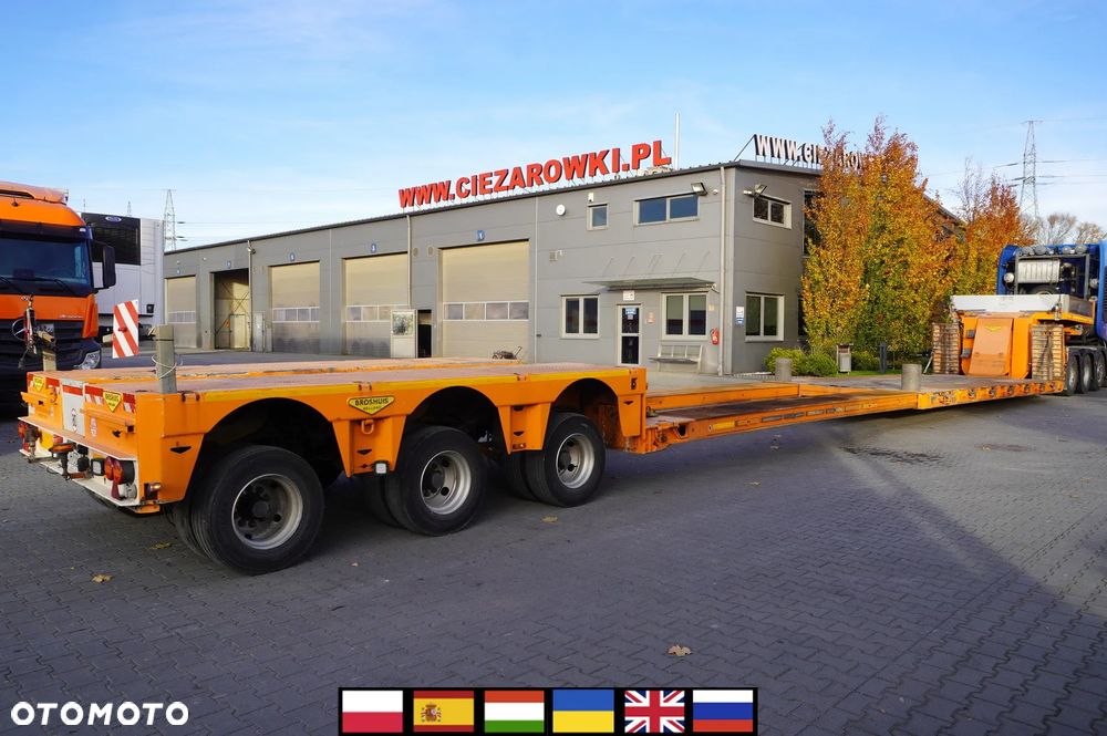 Broshuis 3ABD-48 61.0t / 40 ton ładowności / 3 osie skrętne / zawieszenie hydrauliczne - 1