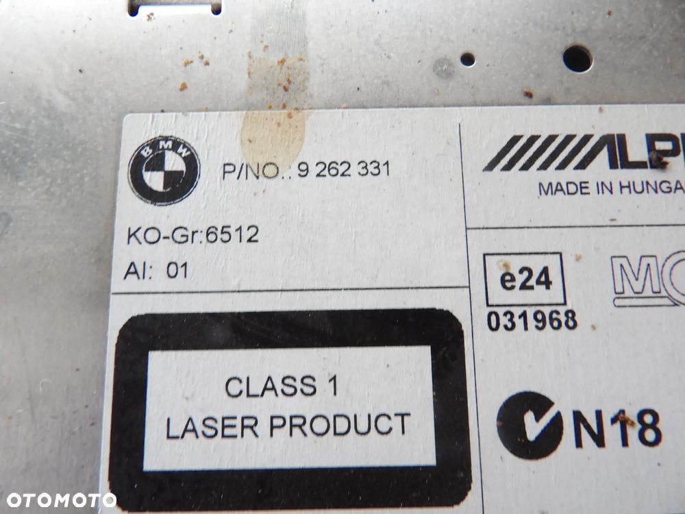 BMW - F25,X3 - RADIO , NAWIGACJA , CZYTNIK - 9262331 - 2
