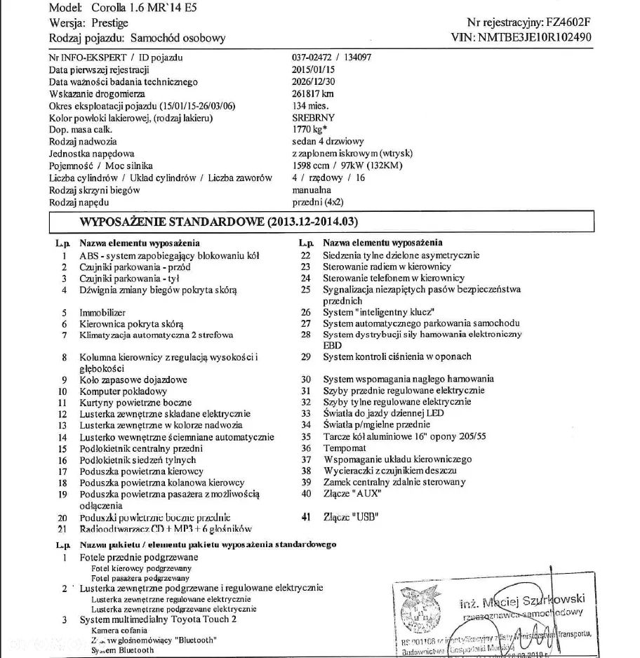 Toyota Corolla 1.6 Prestige - 15