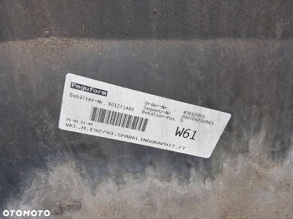 BMW 3 E93 CABRIO 06-09r ZDERZAK TYLNY TYLNY PDC A22 SPARKLING GRAPHITE - 16