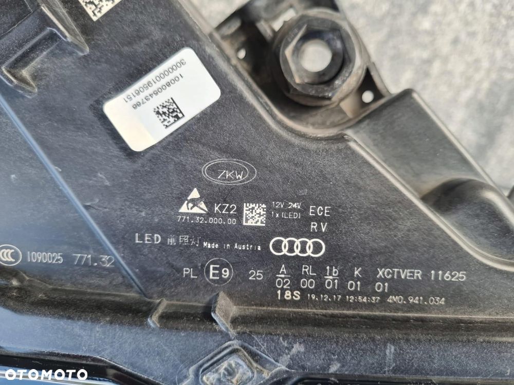 AUDI Q7 SQ7 4M 4M0 Lampy przód Full Led Dynamic 4M0941033 4M0941034 - 14