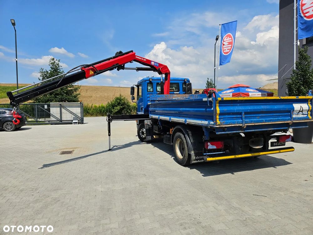MAN TGM BL 4x2 HDS HMF 810-K1 MCS + nowy żuraw kran crane - 7