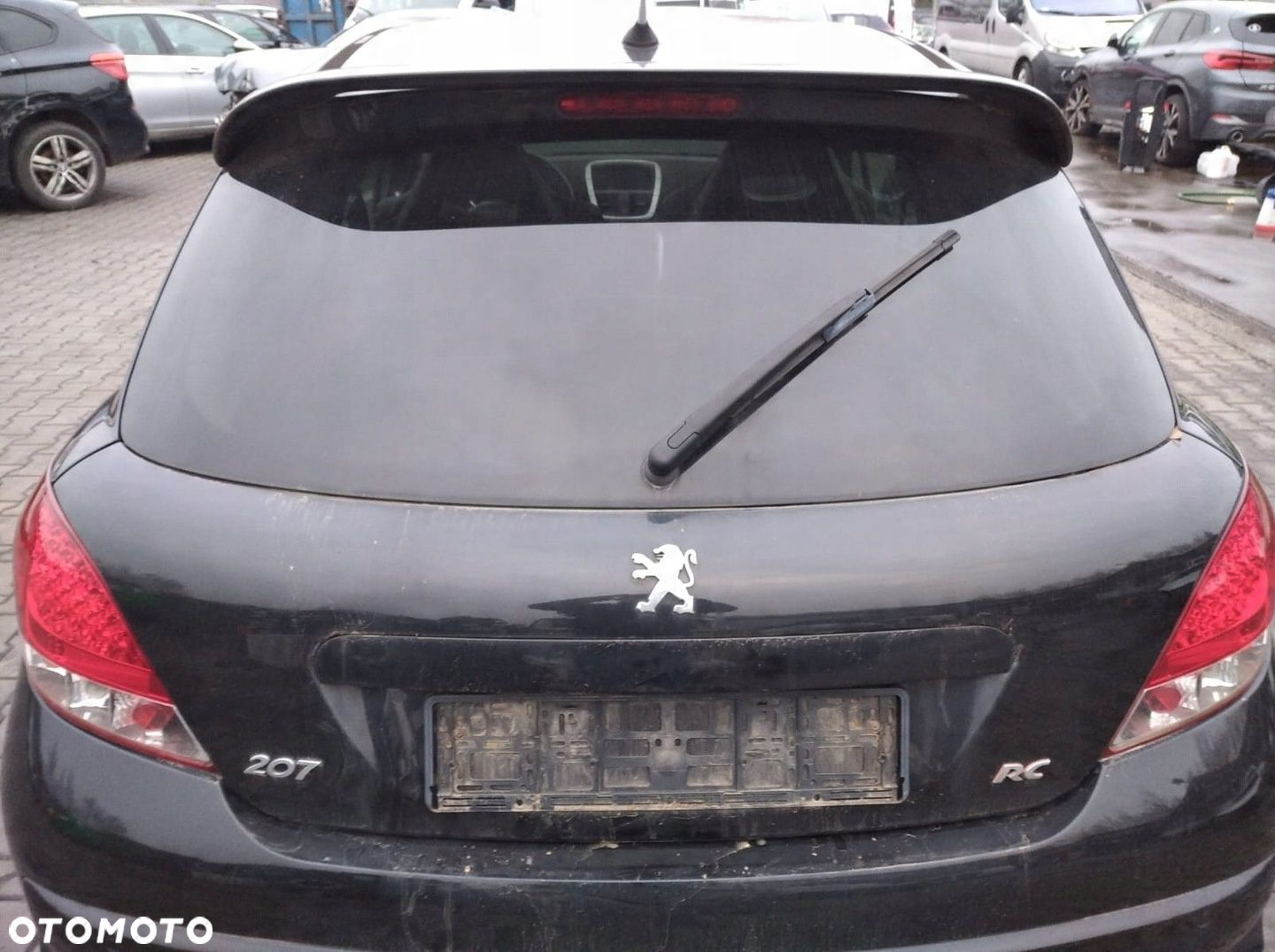 PEUGEOT 207 RC GT 3D SPORT 06- KLAPA BAGAŻNIKA TYŁ TYLNA EXLD - 4