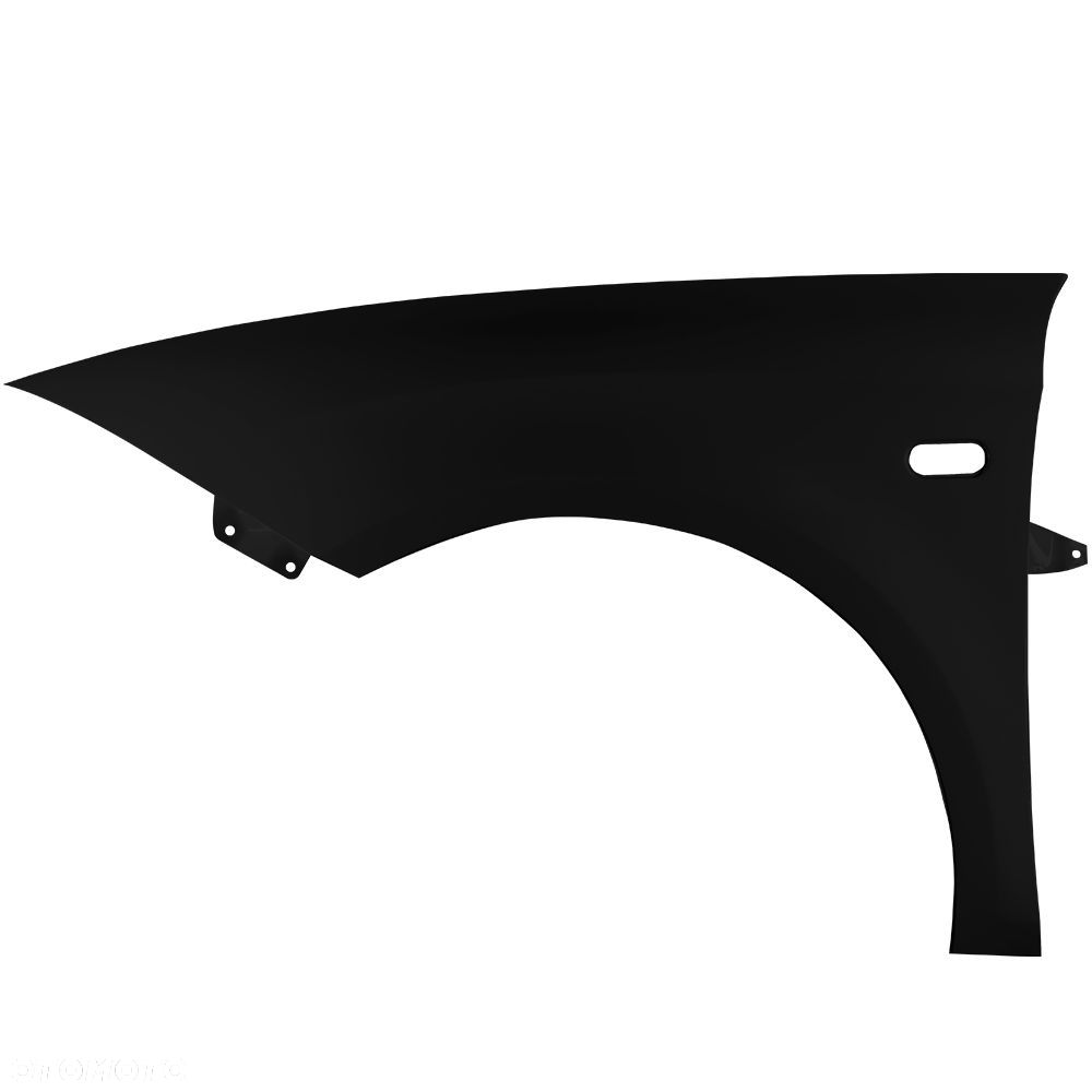 BLU Błotnik SEAT LEON II 2 1P1 LZ9Y lewy przód czarny 2005-2012PhantomSchwarz - 2