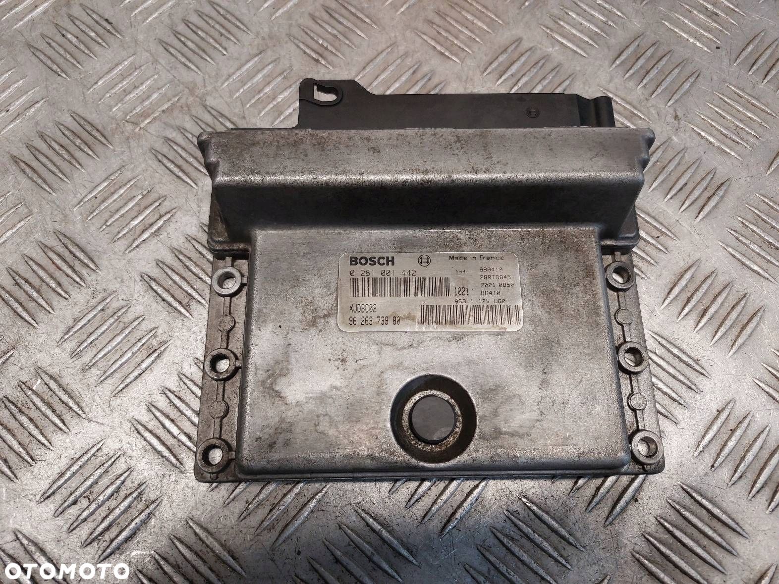 KOMPUTER STEROWNIK SILNIKA PEUGEOT EXPERT I 1.9 TD 0281001442 9626373980 - 1