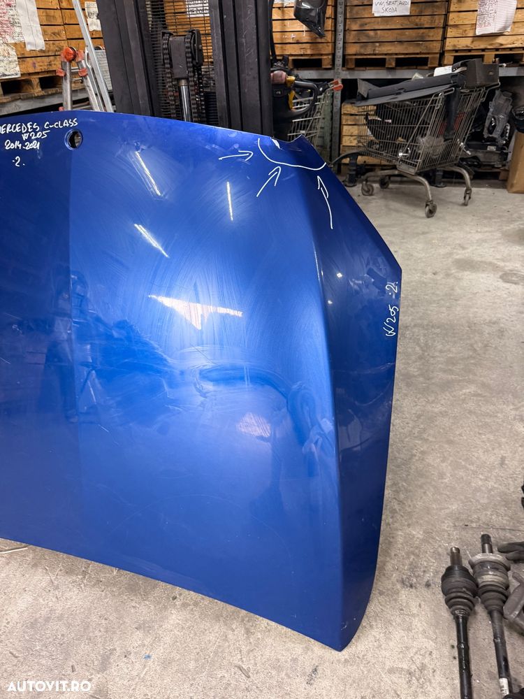 Capota fata MERCEDES C-class W205 an 2014-2021 cu defect reparabil - 4