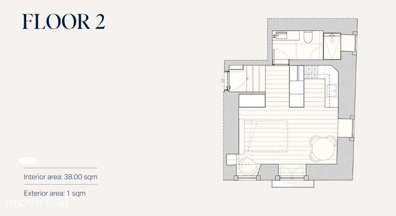 Apartamento T0 - Estrela - Grande imagem: 2/3