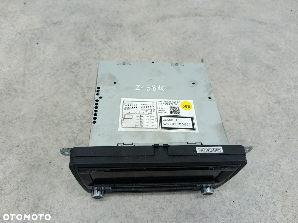 RADIO FABRYCZNE VW PASSAT B7 1K0035186AQ BOSCH - 2