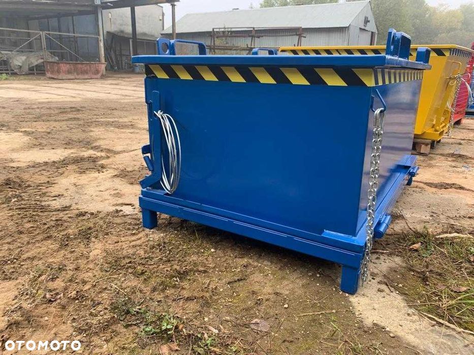 Pojemnik Samowyładowczy Do Hal Produkcyjnych PMDC 750 Z OtwieranymDnem - 4