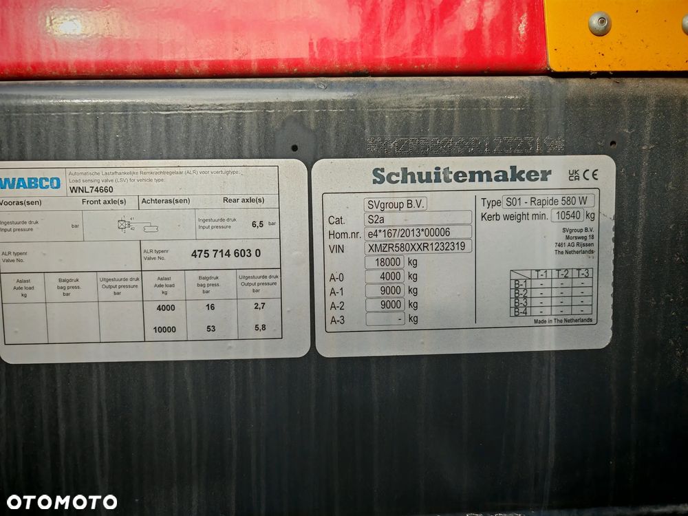 Inny Schuitemaker S01 RAPIDE 580-26.5W - 2