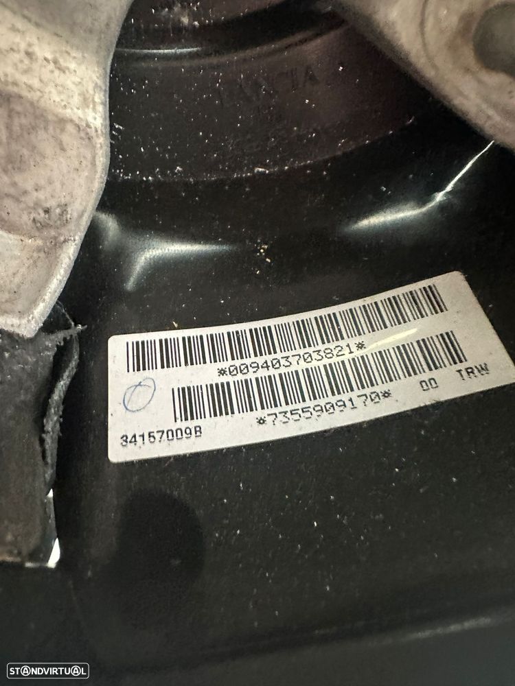 .Volante Original Pele Perfurada FGP Fiat 500 34157009B 2007 - 2015 - 8