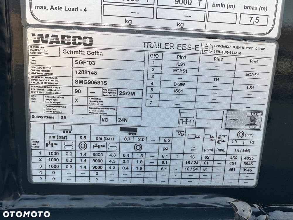 Schmitz Cargobull OŚ PODNOSZONA 29m ZADBANA IMPORT FRANCE - 19