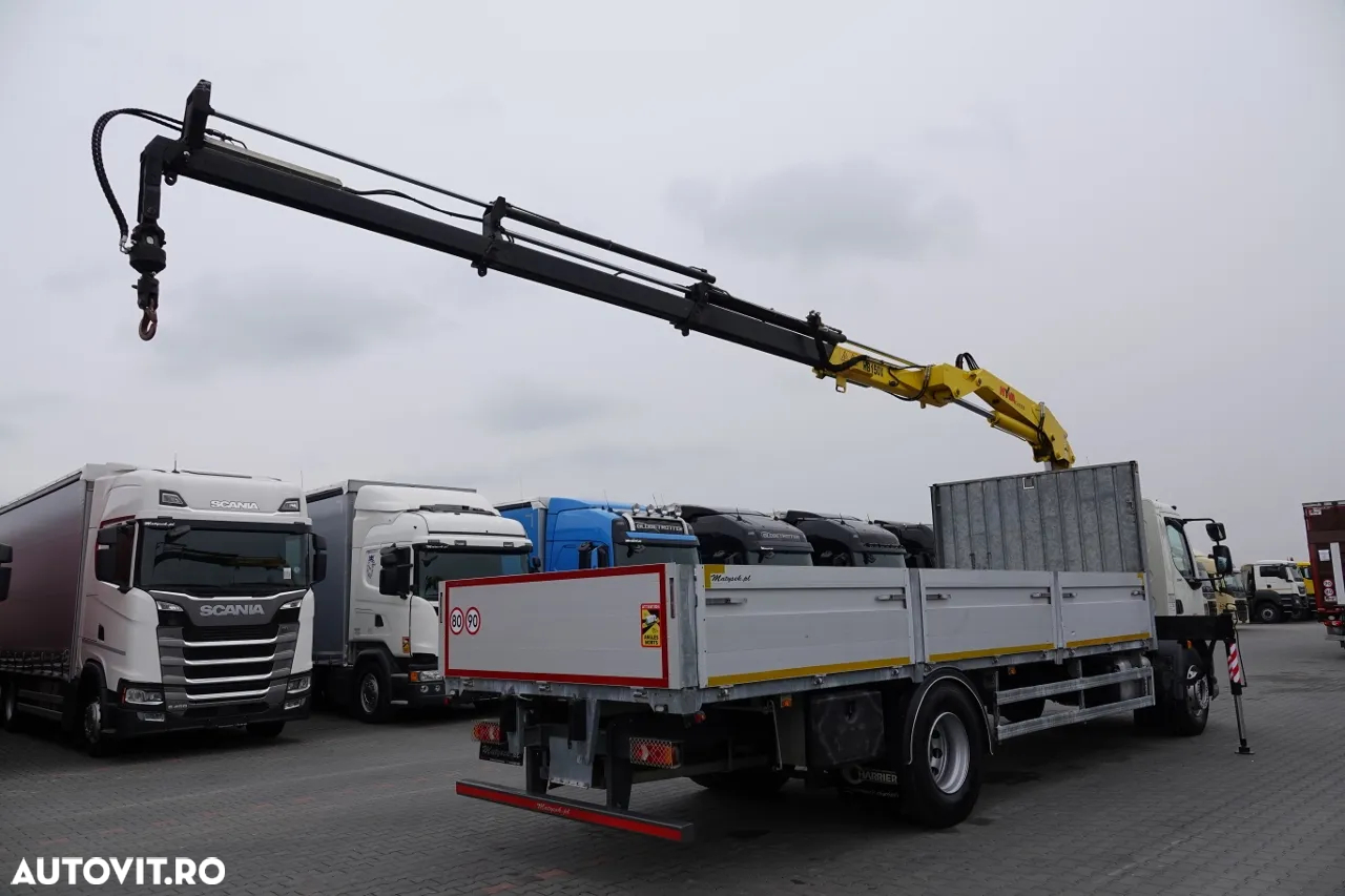 DAF LF 250 / 4X2 / CUTIE - 7.30 + HDS HYVA HB 150XE3 / RADIOCOMANDĂ / ROTATOR / CAPACITATE MAX: 5200 KG / EURO 6 - 3