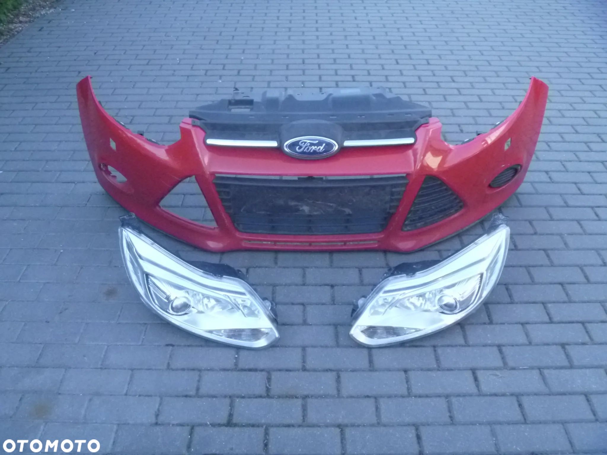 FORD FOCUS MK3 ZDERZAK PRZEDNI ATRAPA ORYGINAŁ - 1