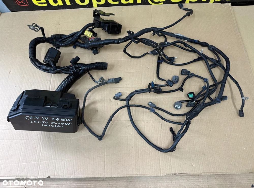 HONDA CR-V IV 1.6 i-DTEC 12-15 INSTALACJA KOMORY SILNIKA PASA PRZÓD LAMPY