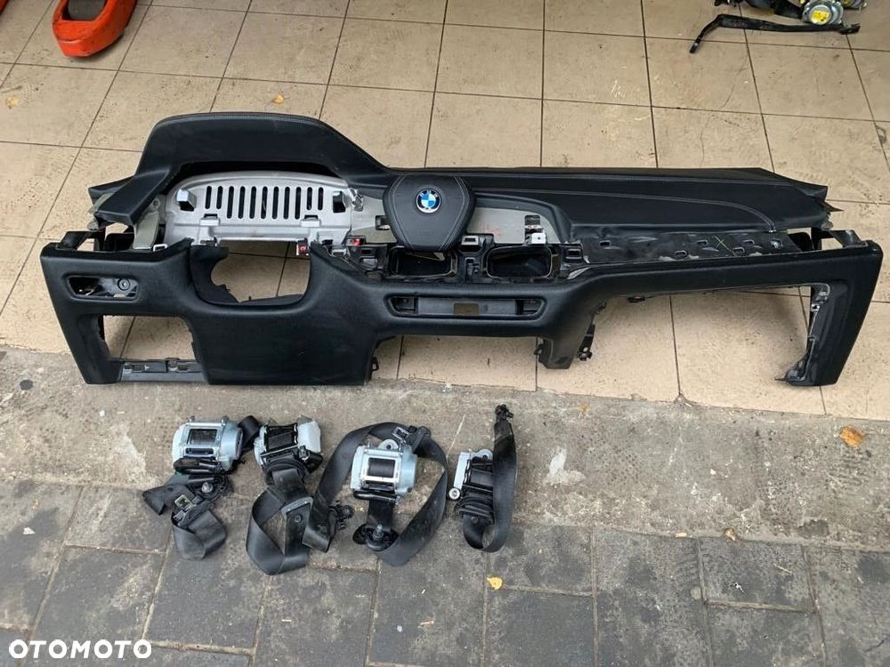 konsola airbag pasy komplet bmw x5 g05 skóra - 1