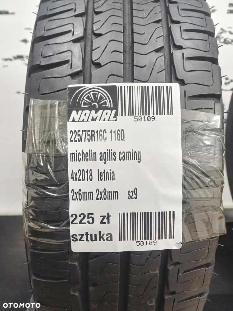 4x 225/75r16c michelin 2018r opony letnie 8mm 50109 - 9
